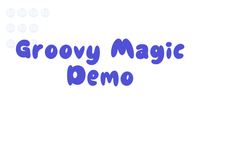 Groovy Magic Demo-font-download