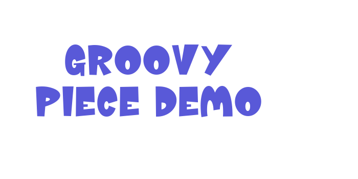 Groovy Piece Demo Font Download