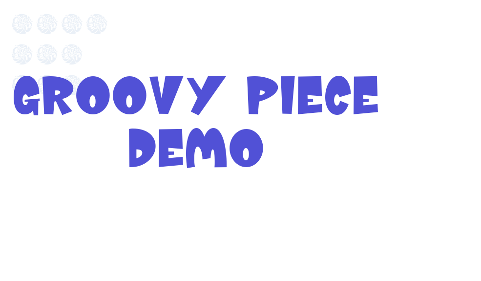 Groovy Piece Demo-font-download