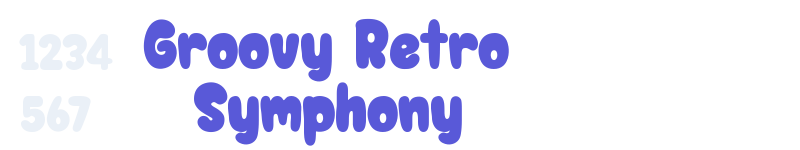 Groovy Retro Symphony-related font