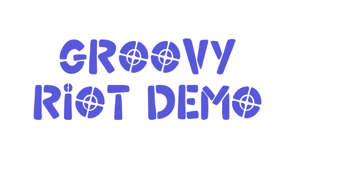 Groovy Riot Demo Font