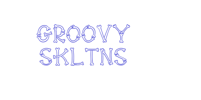 Groovy Skltns Font Download