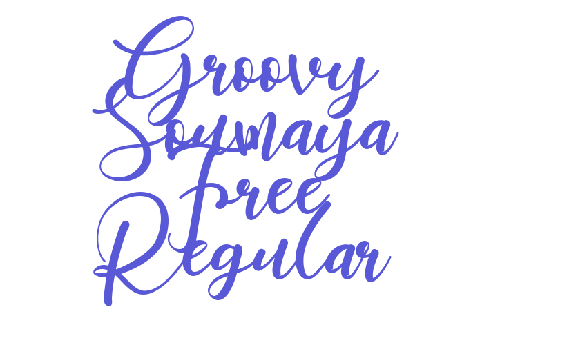 Groovy Soumaya Free Regular Font