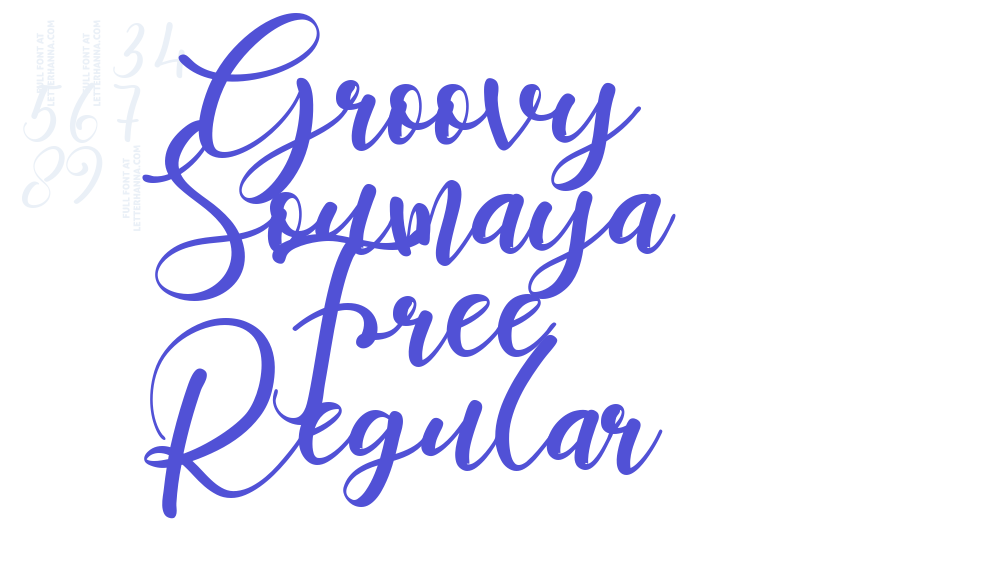 Groovy Soumaya Free Regular-font-download