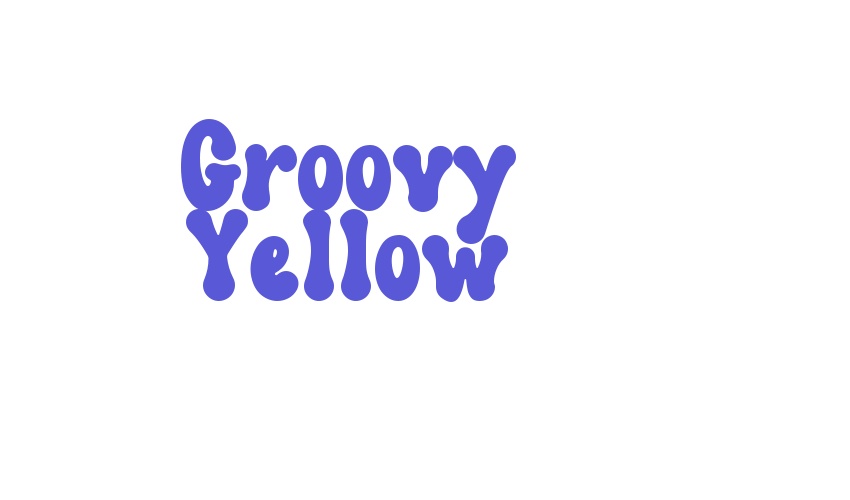 Groovy Yellow Font Download