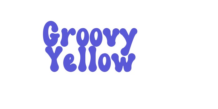 Groovy Yellow Font Download