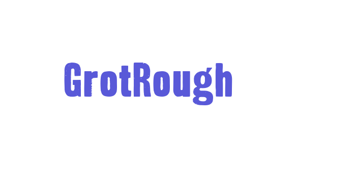 GrotRough Font Download