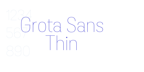 Grota Sans Thin-font-download