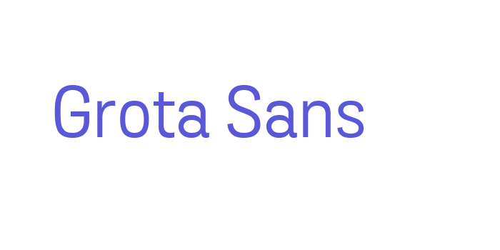 Grota Sans Font