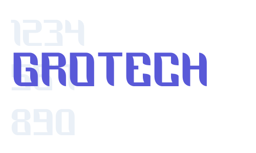 Grotech Font Download