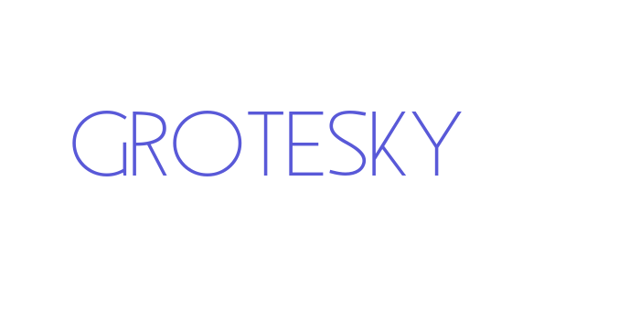 Grotesky Font