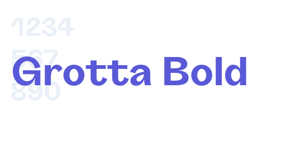 Grotta Bold font free