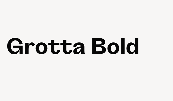 Grotta Bold Font