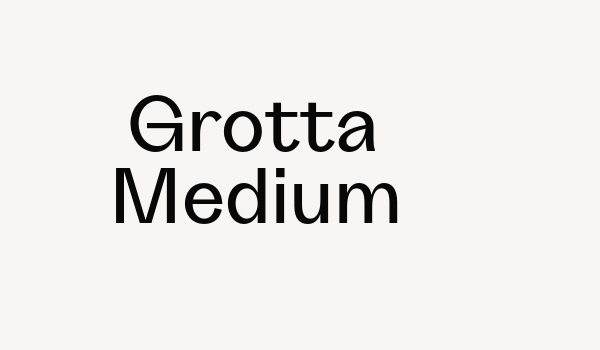 Grotta Medium Font