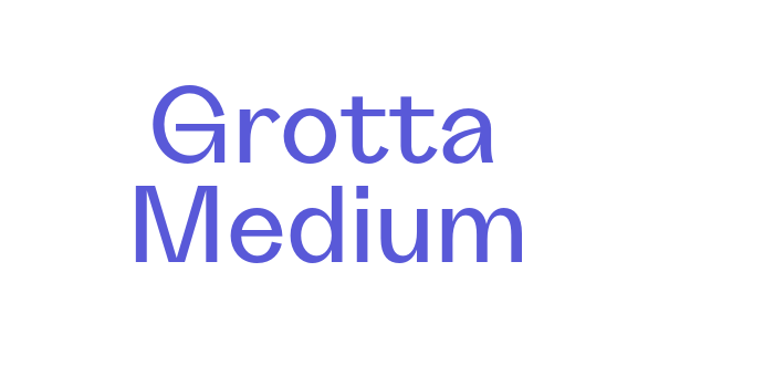 Grotta Medium Font