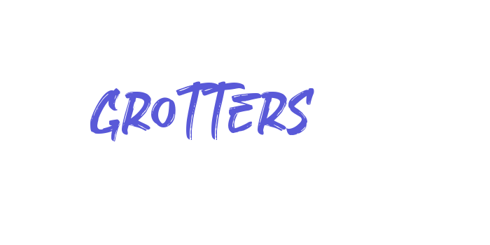 Grotters Font Download