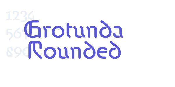 Grotunda Rounded font free