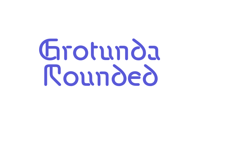 Grotunda Rounded Font Download