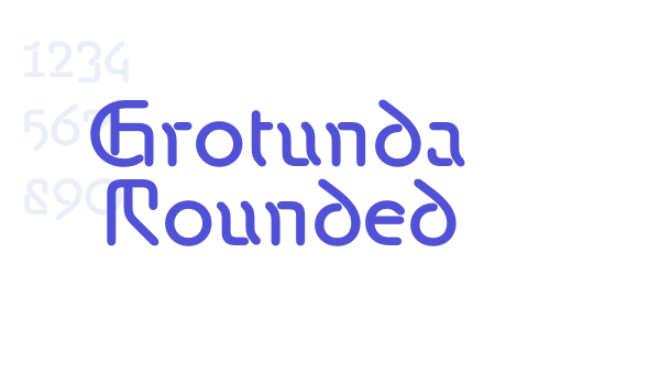 Grotunda Rounded font download