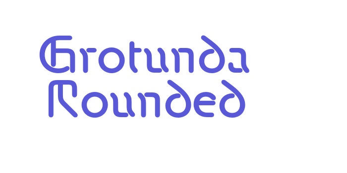 Grotunda Rounded Font