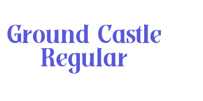 Ground Castle Regular Font Download