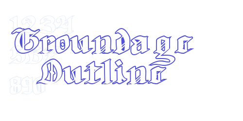 Groundage Outline-font-download