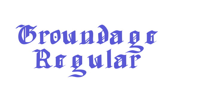 Groundage Regular Font Download