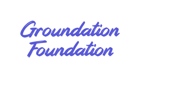 Groundation Foundation Font Download