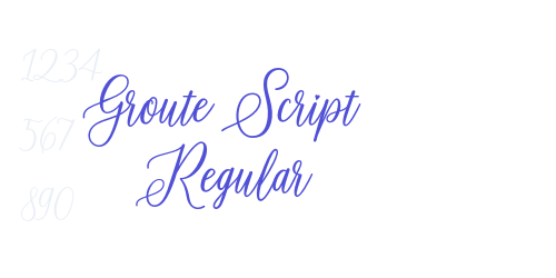 Groute Script Regular-font-download