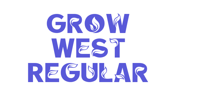 Grow West Regular Font Download