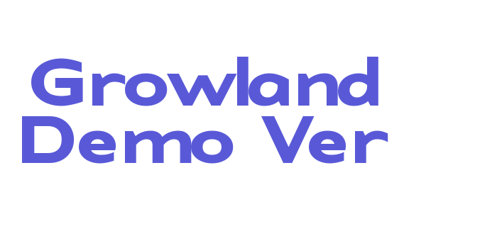 Growland Demo Ver Font Download