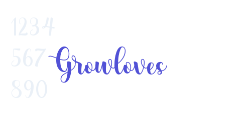 Growloves-font-download