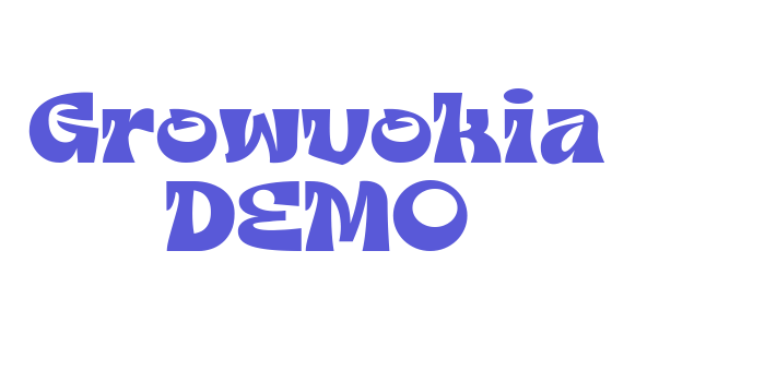 Growvokia DEMO Font Download