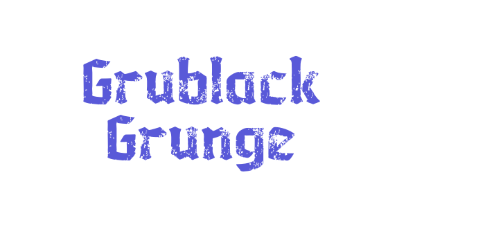 Grublack Grunge Font Download