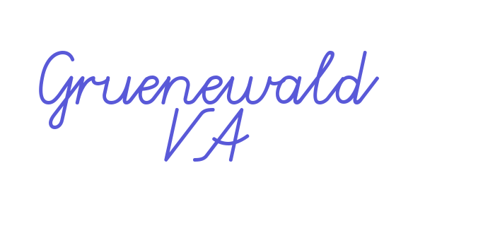 Gruenewald VA Font Download