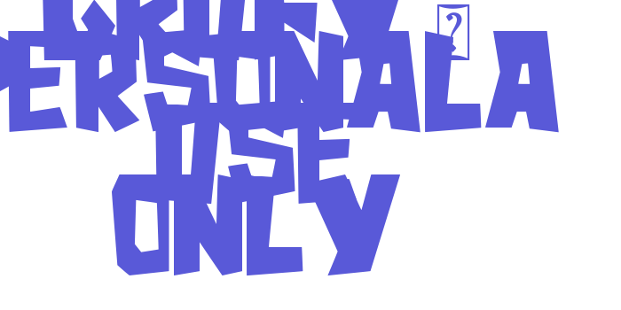 Grufy – Personala use only Font Download