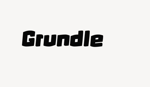 Grundle Font