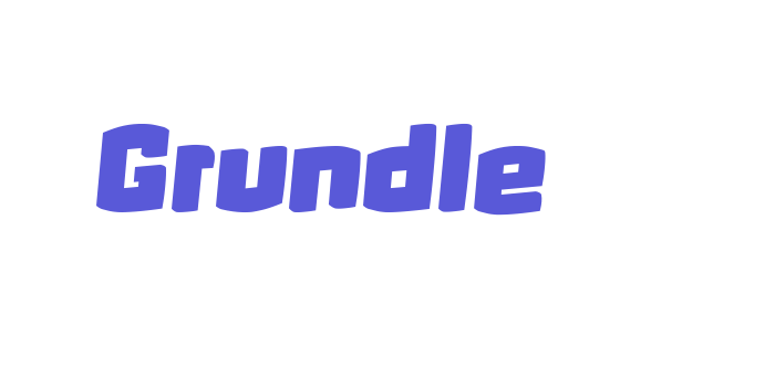 Grundle Font