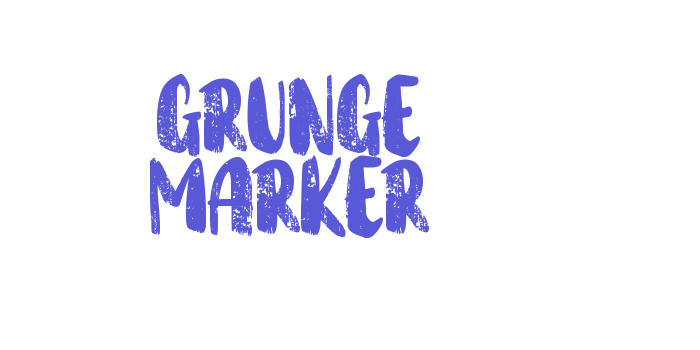 Grunge Marker Font Download