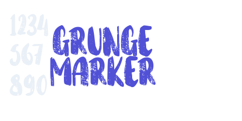 Grunge Marker-font-download