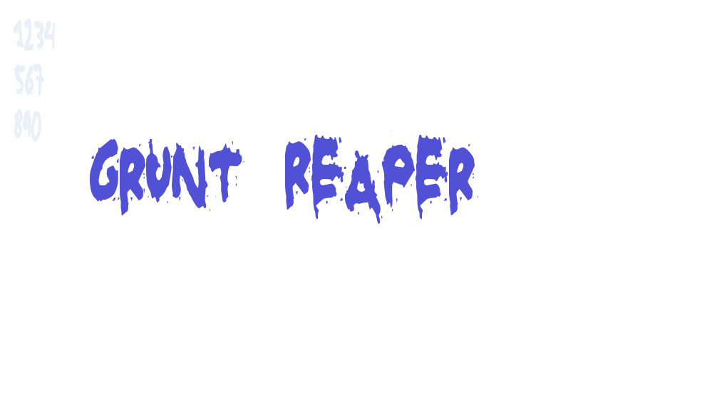 Grunt Reaper-font-download