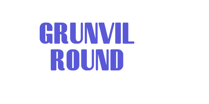 Grunvil Round Font