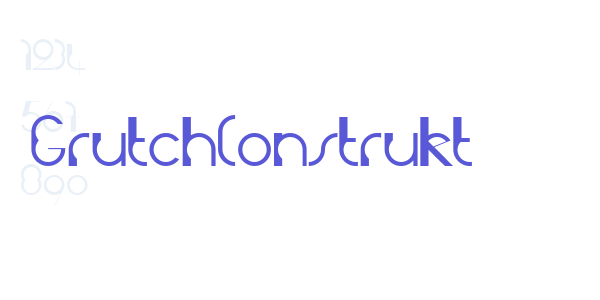 GrutchConstrukt font