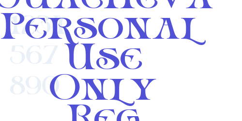 Guacheva Personal Use Only Reg-font-download