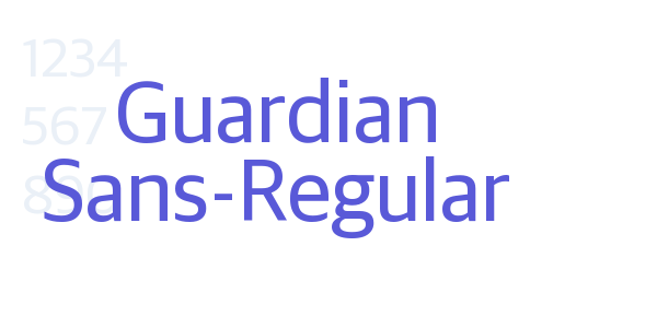 Guardian Sans-Regular font