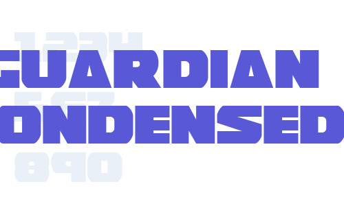 Guardian Condensed Font