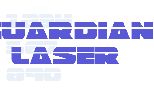 Guardian Laser Font