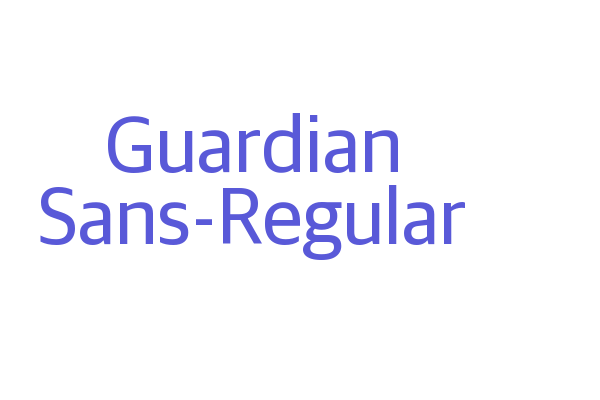 Guardian Sans-Regular Font