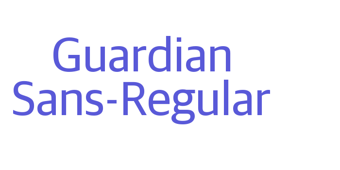 Guardian Sans-Regular Font