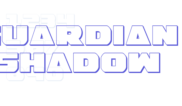 Guardian Shadow font free